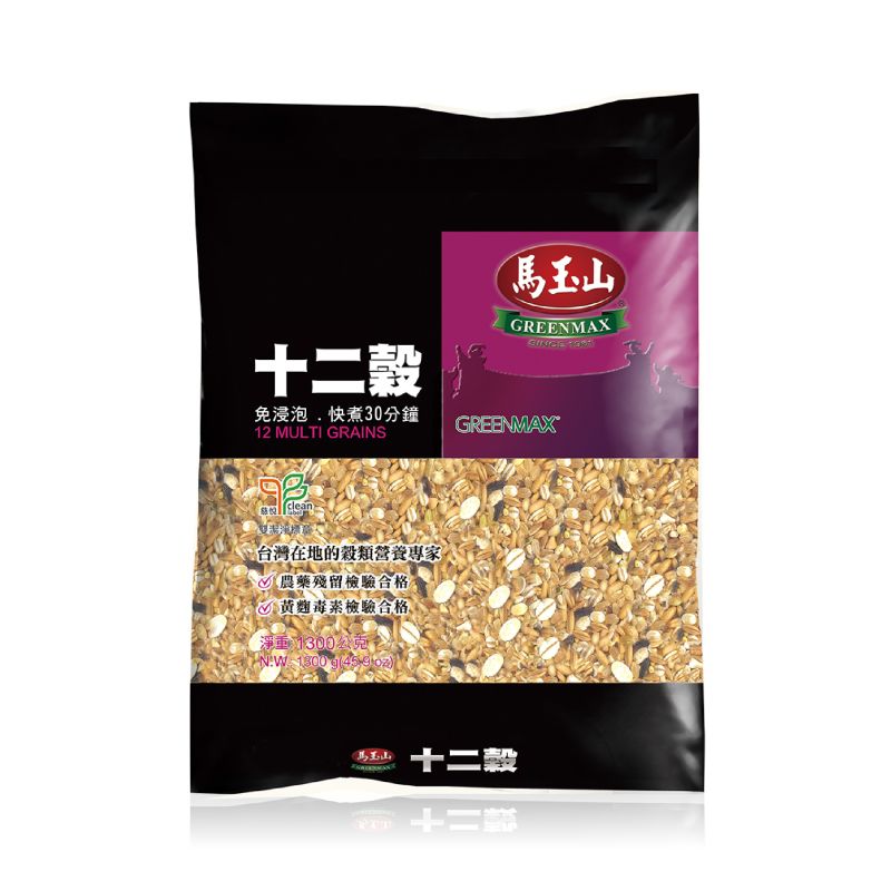 全聯米推薦＿【馬玉山】十二穀米