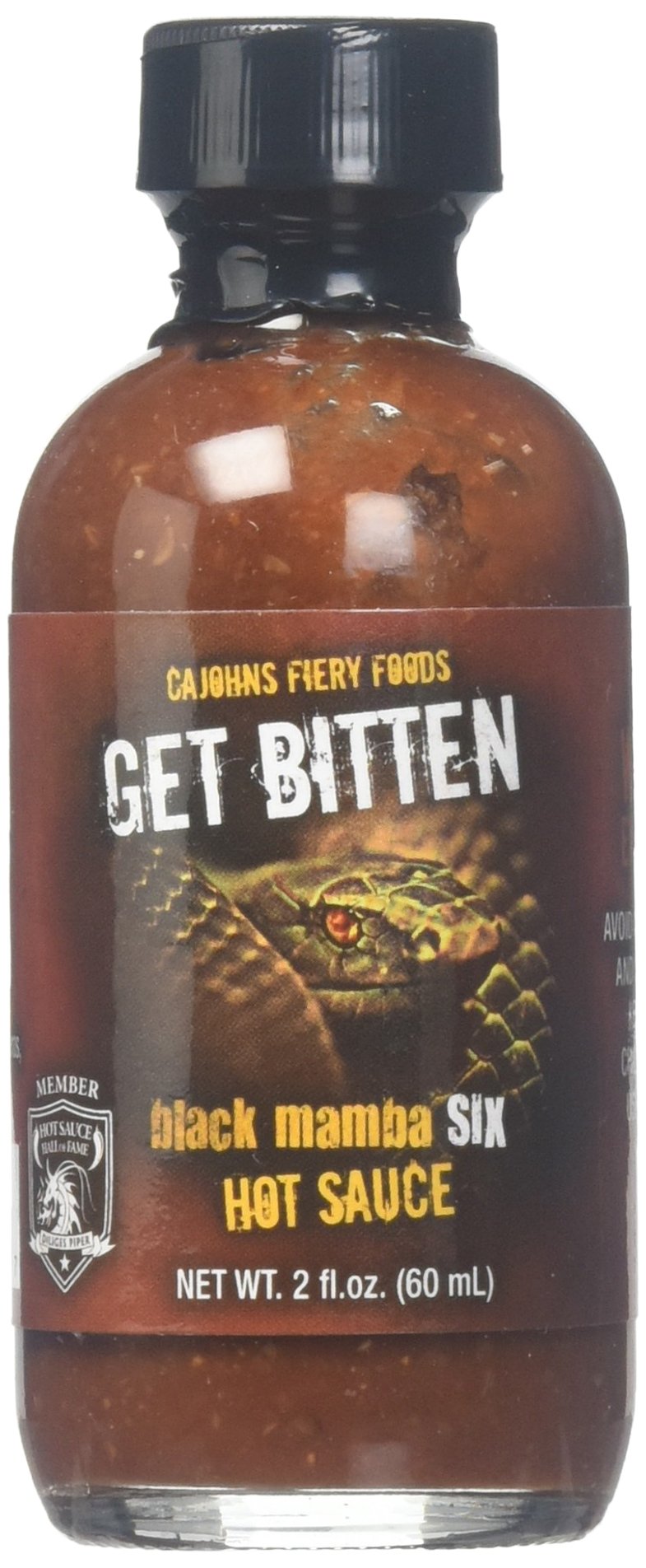 Get Bitten Black Mamba 6 Hot Sauce 黑曼巴六號