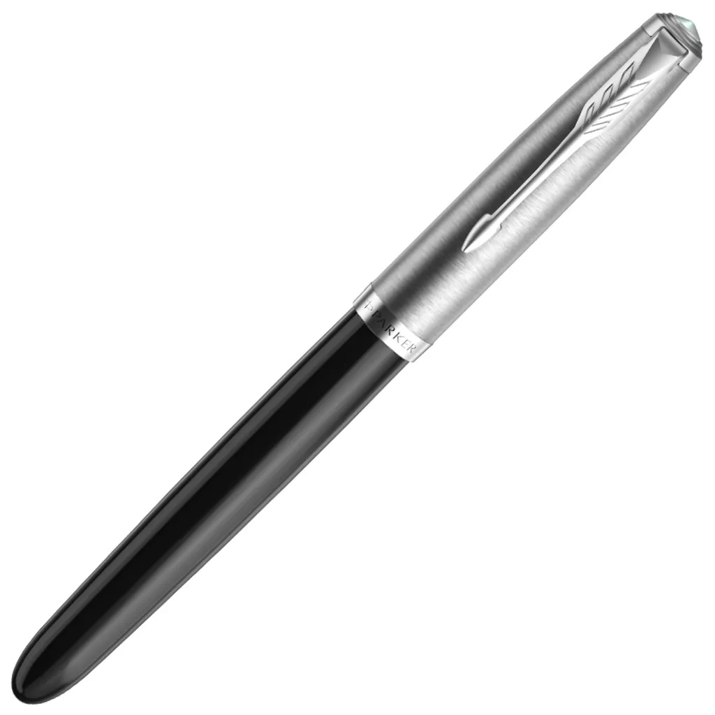 鋼筆推薦＿【Parker】51 系列銀蓋黑桿鋼筆