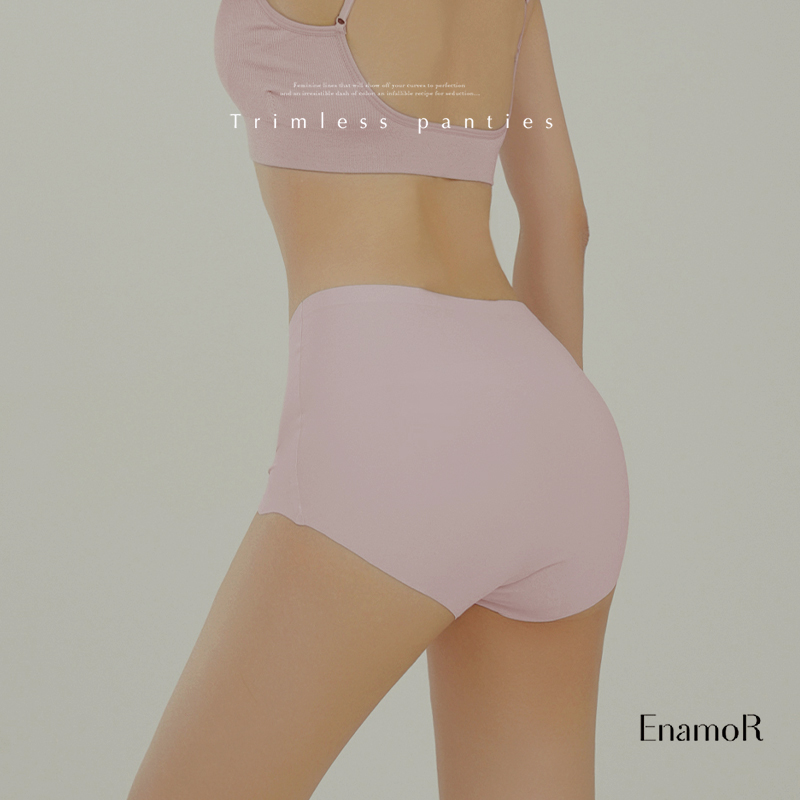 無痕內褲推薦＿【EnamoR】無痕| 安心包覆蠶絲抗菌褲底美臀褲