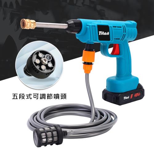 高壓清洗機推薦_【Titan】兩用無線高壓噴射水槍