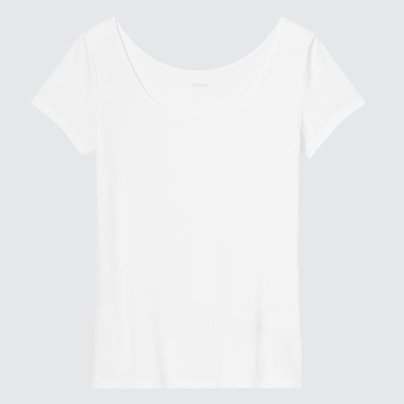 涼感衣推薦＿【Uniqlo】AIRism U 領 T 恤