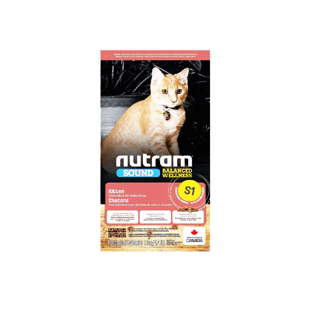 幼貓飼料推薦_【NUTRAM 紐頓】均衡健康系列 S1雞肉+鮭魚幼貓