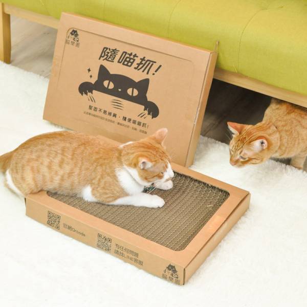 貓抓板推薦_【Park Cat 貓樂園】隨喵抓機能性貓抓板