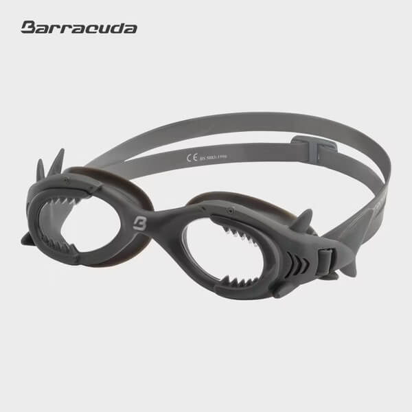 泳鏡推薦_【Barracuda-巴洛酷達】兒童防霧泳鏡－鯊魚