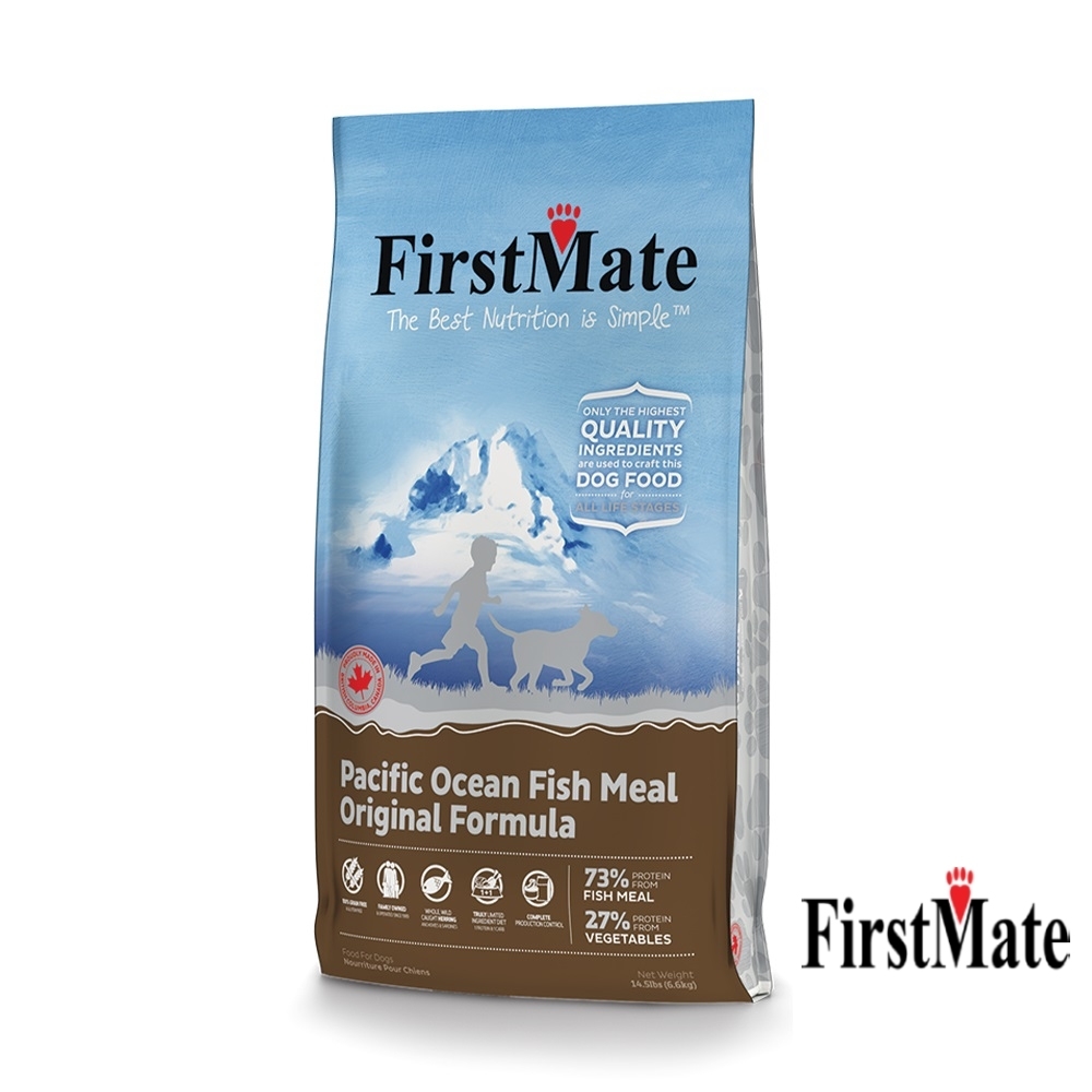 狗飼料推薦_【FirstMate第一饗宴】野生海魚全犬配方